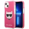 Image de Étui Karl Lagerfeld Choupette Head pour iPhone 13 mini, couleur fuchsia - Neuf