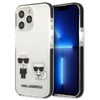 Image de Coque Rigide Blanche Pour Iphone 13 Pro Max 6,7 Pouces Karl Lagerfeld Klhcp13xtpekcw (karl&choupette)