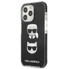 Image de Coque Rigide Noire Pour Iphone 13 Pro Max 6,7 Pouces Karl Lagerfeld Klhcp13xtpe2tk, Signée Karl & Choupette Head.