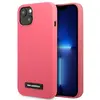 Image de Étui Karl Lagerfeld en silicone Plaque pour iPhone 13 mini, couleur fuchsia - Neuf