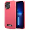 Image de Étui Karl Lagerfeld en silicone Plaque pour iPhone 13 Pro Max, couleur fuchsia - Neuf