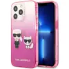 Image de Étui Karl Lagerfeld Ikonik Gradient pour iPhone 13 Pro, rose - Neuf