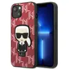 Image de Étui Karl Lagerfeld Ikonik Patch pour iPhone 13, rouge - Neuf