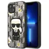 Image de Étui Karl Lagerfeld Flower Ikonik pour iPhone 13, gris - Neuf