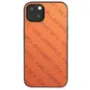 Image de Coque pour iPhone 13 mini Motif Perforé Protection Rigide Orange - Neuf