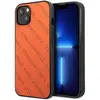 Image de Étui Karl Lagerfeld Perforated Allover pour iPhone 13, orange - Neuf