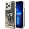 Image de Étui Karl Lagerfeld pour iPhone 13 Pro Max Liquid Glitter Gatsby noir - Neuf