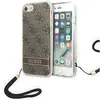 Image de Étui Guess 4G Print Strap pour iPhone SE/7/8, marron - Neuf