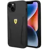 Image de Coque pour iPhone 14 Plus Antichoc en Cuir Stamp Sides Noir - Neuf