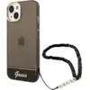 Image de Etui Guess do iPhone 14 6,1 czarny/black hardcase Translucent Pearl Strap - Neuf