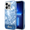 Image de Coque Rigide Bleue/bleue Guess Guhcp14xhgplhb Pour Iphone 14 Pro Max 6,7, Collection Porcelaine