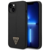 Image de Coque Rigide Triangulaire En Silicone Noir/noir Guess Guhcp14msltgk Pour Iphone 14 Plus / 15 Plus 6,7 Pouces