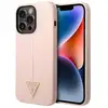Image de Coque Silicone pour iPhone 14 Pro Max Logo Triangle Antichoc Anti Rayures Rose - Neuf