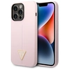 Image de Coque Triangulaire En Silicone Guess Violette Pour Iphone 14 Pro