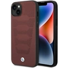 Image de Coque Bmw Bmhcp14s22rpsr Pour Iphone 14/15/13 6,1 Pouces, Bordeaux/bordeaux, Motif Sièges En Cuir.