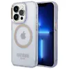 Image de Étui Guess Gold Outline pour iPhone 14 Pro MagSafe, violet - Neuf