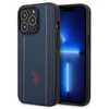 Image de Étui En Cuir Cousu Us Polo Assn Pour Iphone 14 Pro Max (bleu Marine)