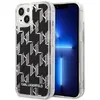 Image de Étui Karl Lagerfeld Liquid Glitter Monogram pour iPhone 14, noir - Neuf