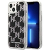 Image de Coque Rigide Karl Lagerfeld Klhcp14mlmnmk Pour Iphone 14 Plus / 15 Plus 6,7 Pouces, Noir/noir, Monogramme À Paillettes Liquides
