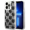 Image de Coque Rigide Karl Lagerfeld Klhcp14llmnmk Pour Iphone 14 Pro 6.1, Noir/noir, Monogramme À Paillettes Liquides