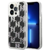 Image de Coque Rigide Karl Lagerfeld Klhcp14xlmnmk Pour Iphone 14 Pro Max 6,7 Pouces, Noir/noir, Monogramme À Paillettes Liquides