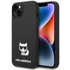 Image de Coque Rigide Karl Lagerfeld Klhcp14mslctbk Pour Iphone 14 Plus / 15 Plus 6,7" En Silicone Noir/noir Choupette.