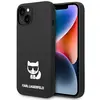 Image de Étui en silicone Karl Lagerfeld Choupette pour iPhone 14 Plus, noir - Neuf