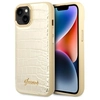 Image de Étui pour pour iPhone 14 Plus 6.7 or Collection Croco - Neuf