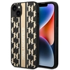 Image de Coque Rigide Karl Lagerfeld Klhcp14mpgklskw Pour Iphone 14 Plus / 15 Plus 6,7" À Rayures Monogrammées Marron.