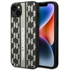 Image de Coque Rigide Grise À Rayures Monogrammées Karl Lagerfeld Klhcp14mpgklskg Pour Iphone 14 Plus / 15 Plus 6,7 Pouces