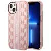 Image de Étui Karl Lagerfeld Mono Stripe pour iPhone 14 Plus, rose - Neuf