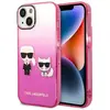 Image de Étui Karl Lagerfeld Gradient Ikonik pour iPhone 14 Plus, rose - Neuf