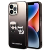 Image de Karl Lagerfeld Étui pour iPhone 14 Pro 6.1 noir Gradient Iconique Karl & Choupette - Neuf