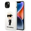 Image de Étui Karl Lagerfeld pour iPhone 14 Plus, blanc, Ikonik - Neuf