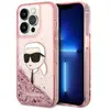 Image de Étui Karl Lagerfeld NFT Karl Head MagSafe pour iPhone 14 Pro Max, rose - Neuf