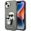 Image de Étui Karl Lagerfeld Karl&Choupette Glitter pour iPhone 14 Plus, noir - Neuf