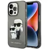 Image de Étui Karl Lagerfeld Karl&Choupette Glitter pour iPhone 14 Pro, noir - Neuf