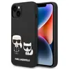 Image de Étui Karl Lagerfeld en silicone liquide « Karl & Choupette » pour iPhone 14 Plus - Neuf