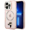 Image de Étui Karl Lagerfeld Karl&Choupette MagSafe pour iPhone 14 Pro, rose - Neuf