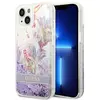 Image de Etui Guess do iPhone 14 Plus 6,7 fioletowy/purple hardcase Flower Liquid Glitter - Neuf