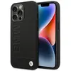 Image de Étui Bmw Bmhcp14xsllbk Pour Iphone 14 Pro Max 6,7 Pouces, Noir/noir, En Cuir Estampillé