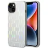 Image de Étui Karl Lagerfeld Monogram Iridescent pour iPhone 14 Plus, argenté - Neuf