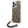 Image de Étui Guess pour iPhone 14 Pro 4G Print Strap marron - Neuf