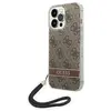Image de Étui Guess pour iPhone 14 Pro Max 4G Print Strap marron - Neuf