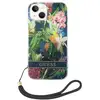 Image de Coque pour iPhone 14 en TPU Motif Floral avec Dragonne Amovible Multicolore - Neuf