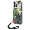 Image de Étui Guess pour iPhone 14 Pro Flower Strap bleu - Neuf