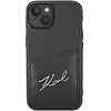 Image de Coque pour iPhone 14 Plus avec Porte Carte Rigide Élégant Noir - Neuf