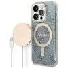 Image de Bundle Coque pour iPhone 14 Pro Magsafe 4G et Chargeur Sans Fil Qi Magsafe 15W Bleu - Neuf