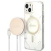 Image de Kit Guess Marble MagSafe pour iPhone 14 Plus, blanc - Neuf