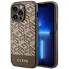 Image de Étui Guess GCube Stripes pour iPhone 14 Pro Max MagSafe, marron - Neuf